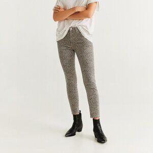 MNG High Waist Noa Skinny leopard Jeans J0802